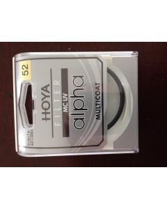 Hoya 52mm Alpha Multi-Coated UV Optical Glass Filter