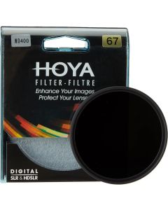 Hoya 67mm Neutral Density ND-400 X, 9 Stop Multi-Coated Glass Filter